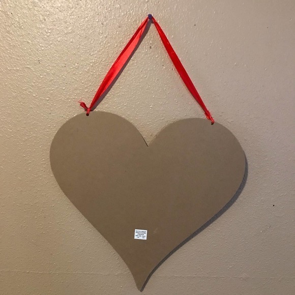 Craft New Wood Heart Plank - Picture 2 of 2